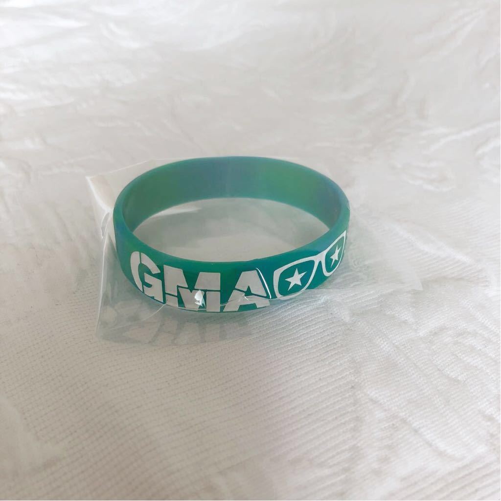 ★美品★グッドモーニングアメリカ★ラババン★ラバーバンド★シリコンバンド★シリコンリング★リストバンド★ライブグッズ★グドモ★緑★拍卖