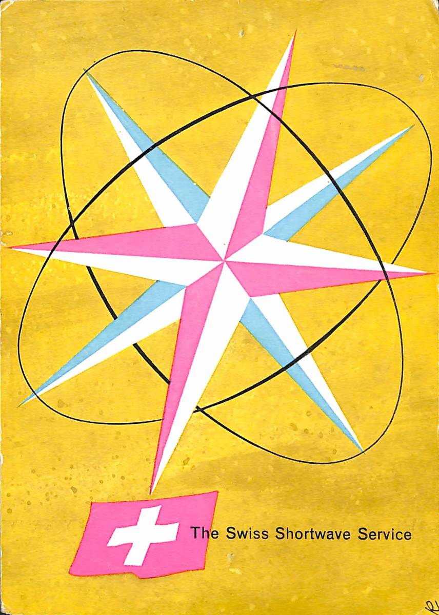 BCL★入手困難★希少ベリカード★SSS・スイス放送+おまけ★National★MAC for BCL★RQ-585カラーテクニカルガイド付拍卖