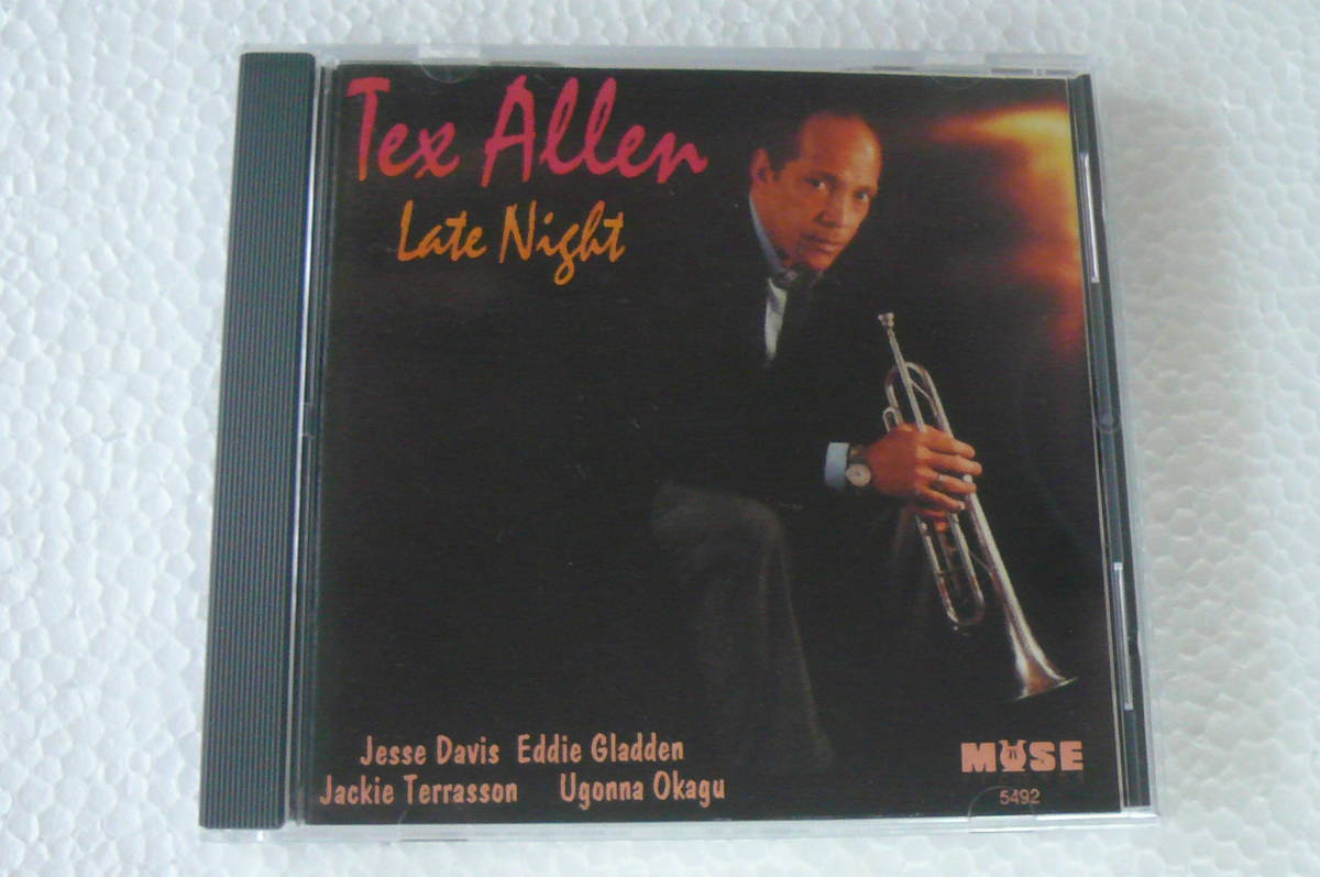 【廃盤】テクス・アレン Tex Allen ★ レイト・ナイト Late Night(ジャッキー・テラソン参加)拍卖