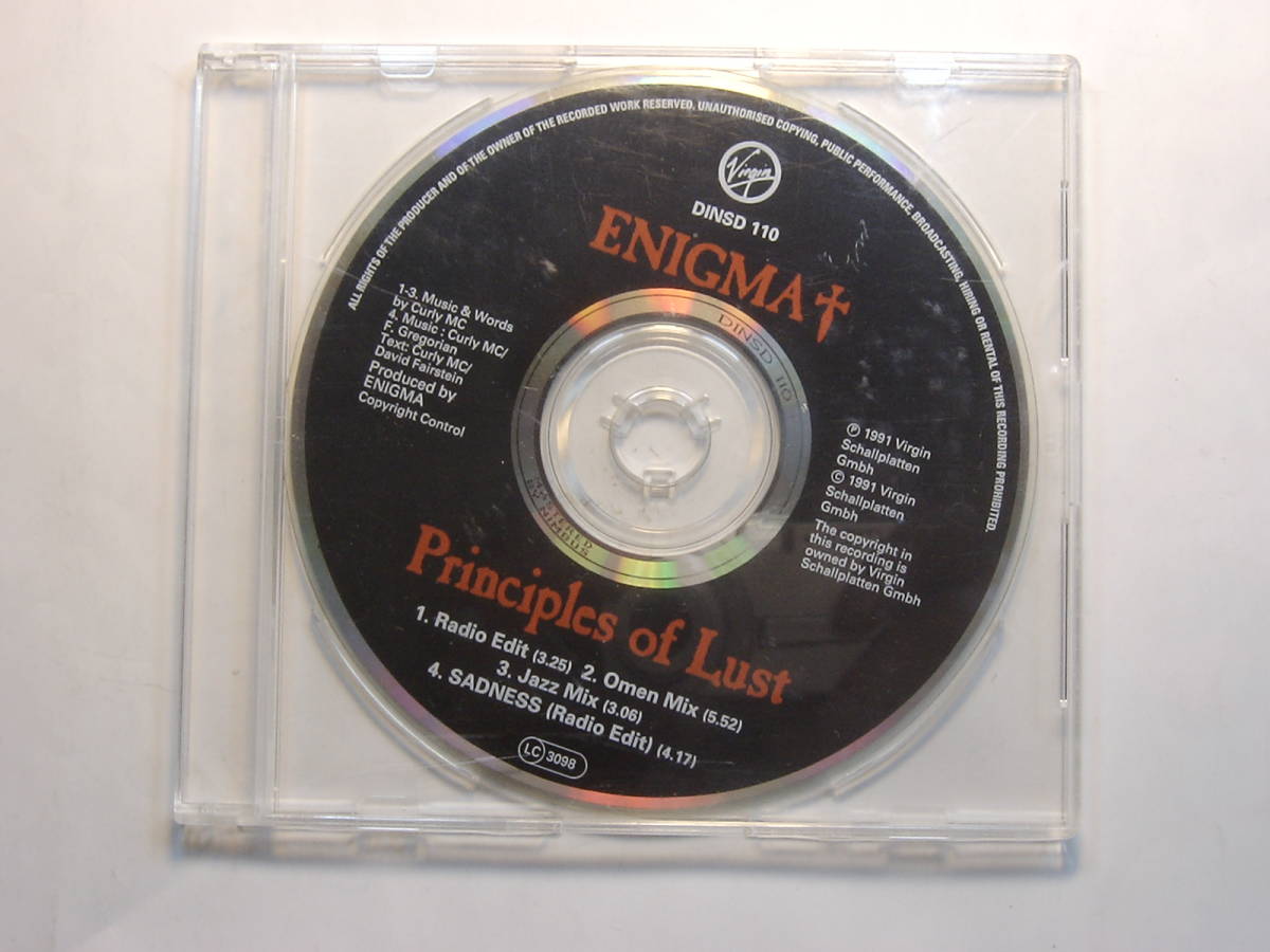 ♪ 中古CD盤のみ ENIGMA(エニグマ) 「Principles Of Lust」 ♪拍卖