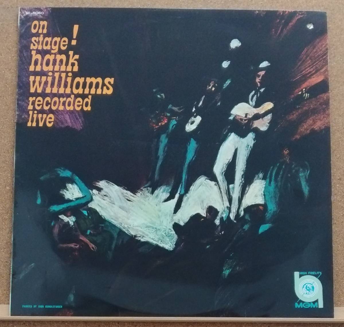 LP(紙ジャケ・カントリー・’62年6月盤・SL-5060)ハンク・ウィリアムスHANK WILLIAMS/オン・ステージ!On Stage!【同梱可能6枚まで】051016拍卖