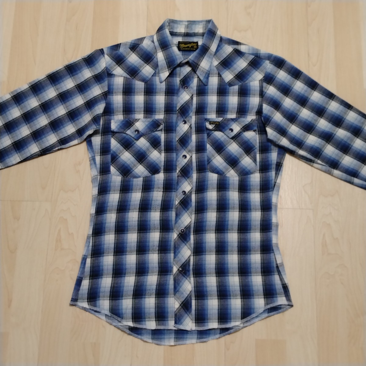 ■Wrangler ラングラー■ウェスタン シャツ■VINTAGE ヴィンテージ■OLD オールド 古着 2拍卖