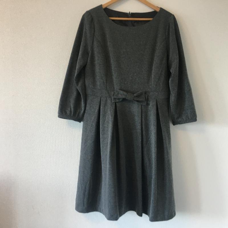 Burlone 表記無し ブルローネ ワンピース ひざ丈スカート One-Piece Medium Skirt 灰 / グレー / 10015546拍卖