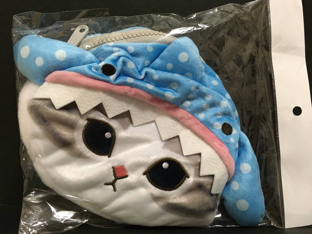 mofusand/モフサンド リバーシブルペンケース☆彡 ジンベイにゃん☆ リバペン ポーチ マルチケース 新品未開封品拍卖