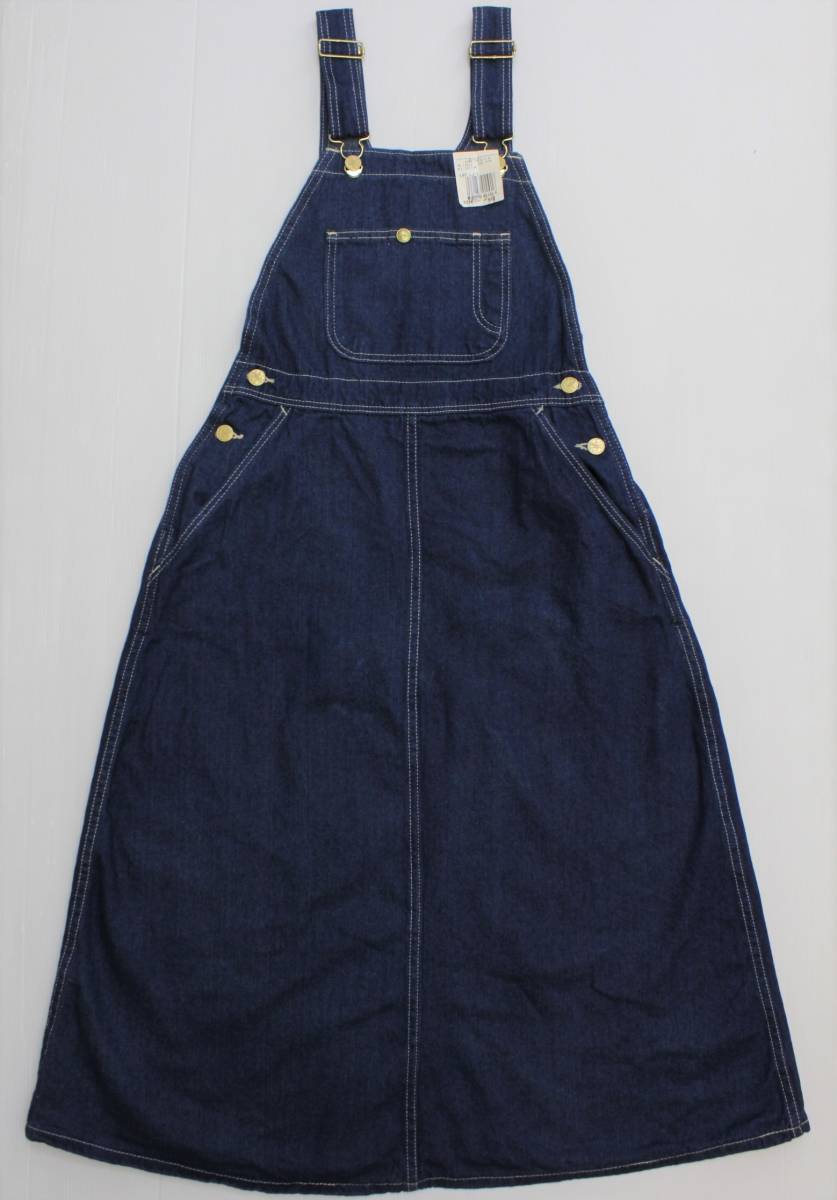 UP19ポインター10-11ジャンパースカートUSA製 デニム ワンウオッシュPOINRERサロペット オーバーオール スカート拍卖