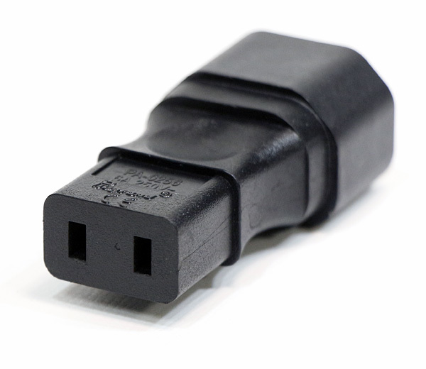 ネコポス無料!旧規格 角2P → 3P IEC320 (C14/C16) 変換 電源プラグ アダプター ビンテージシンセサイザ @KORG/ROLAND/BOSS/AKAI拍卖