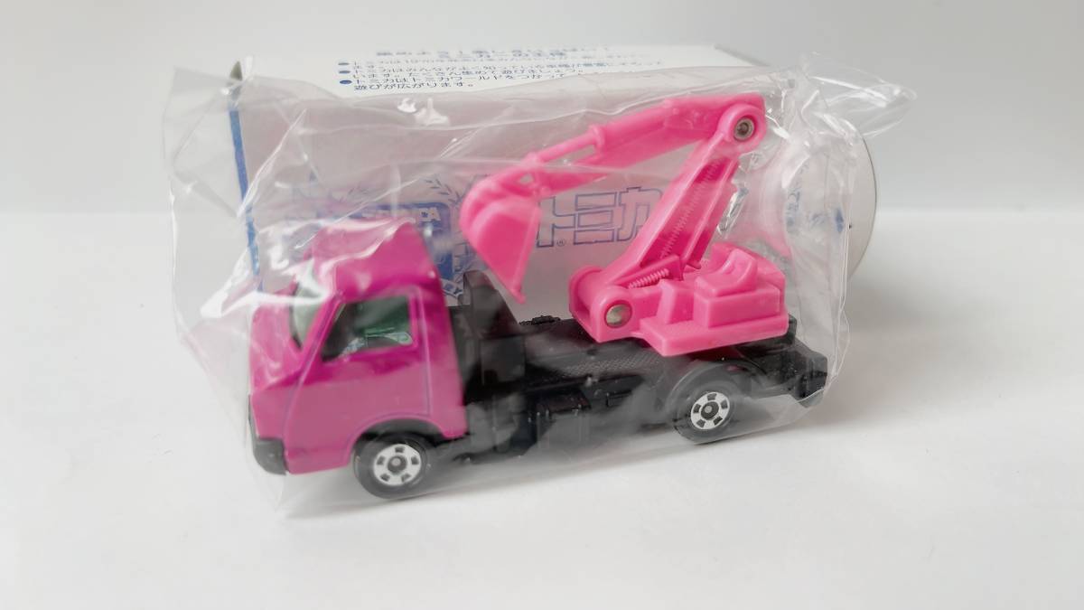 トミカくじ いすゞエルフFF マイパックバックホー ピンク拍卖