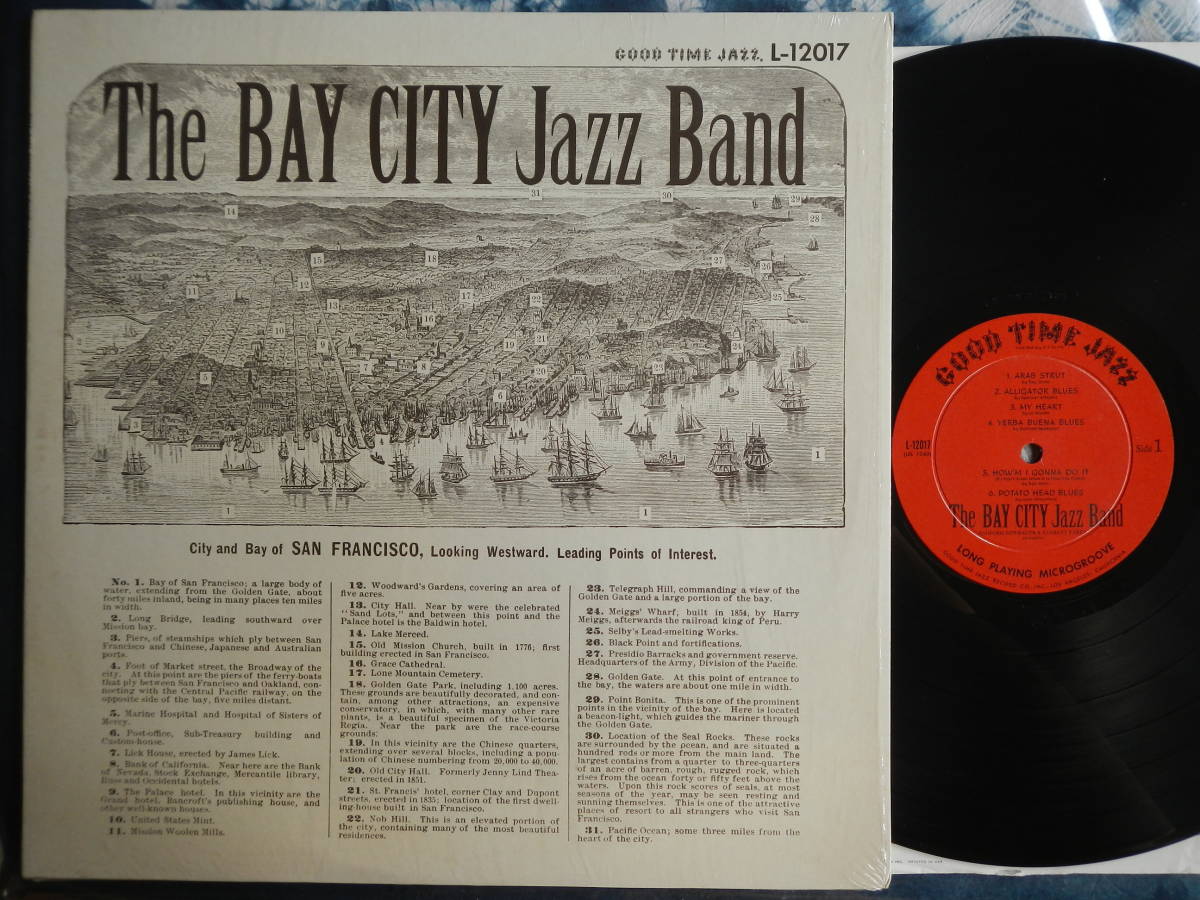 【LP】THE BAY CITY JAZZ BAND(L12017米国GOOD TIME JAZZ初回SHRINK WRAP)拍卖