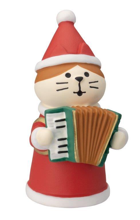 2023年新作 デコレ コンコンブル きのこの森 森のクリスマス会 サンタにゃんこ アコーディオン クリスマス santa nyanko band拍卖
