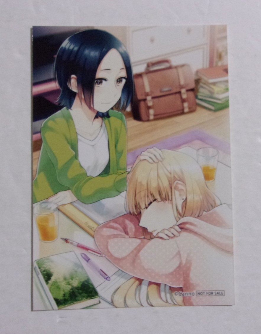 【イラストカード】 あの娘にキスと白百合を コミックス購入特典 缶乃/KADOKAWA 非売品拍卖