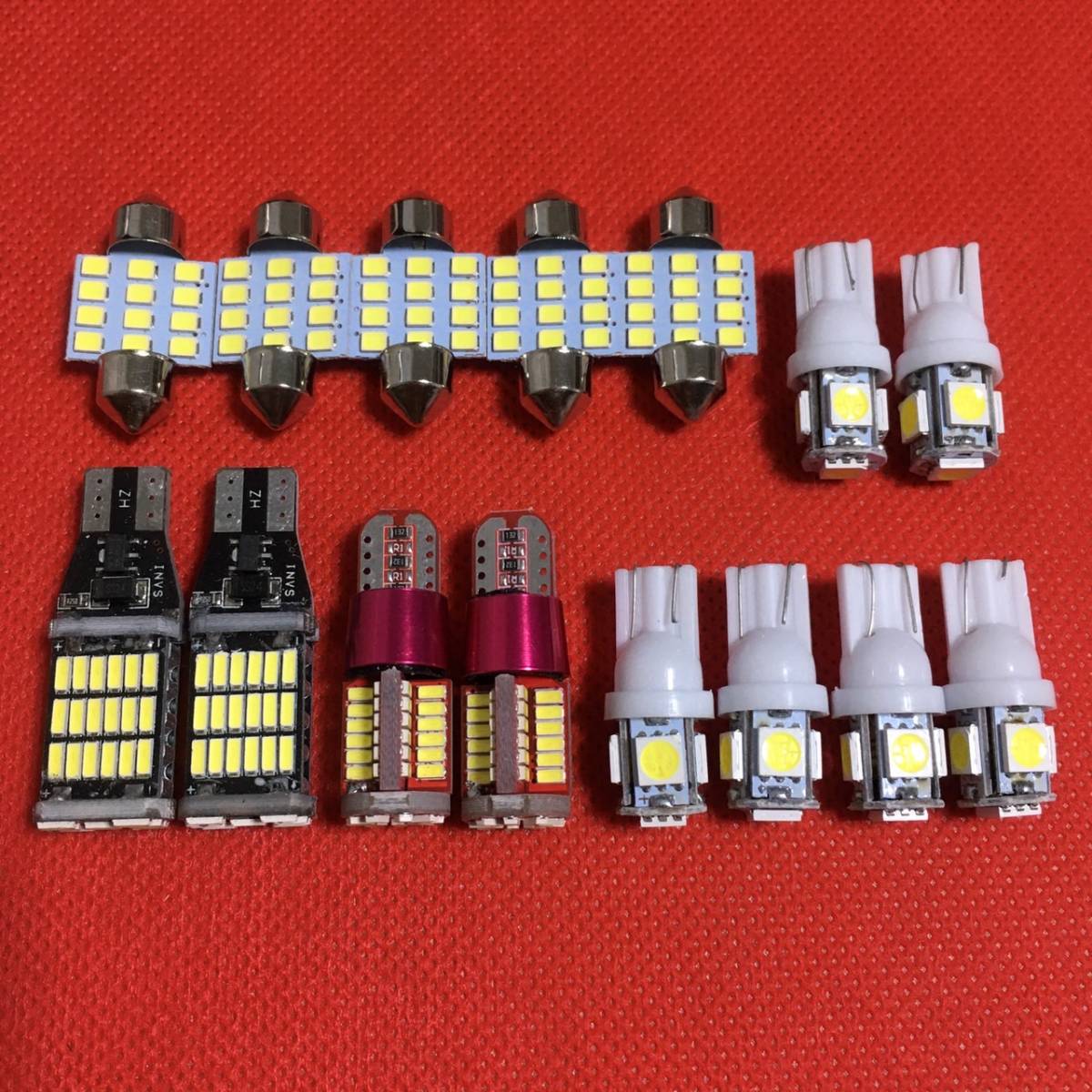 E52 エルグランドハイウェイスター T10 LED ルームランプ ナンバー灯 バックランプ スモール 読書灯 日産 ホワイト 車検対応 送料無料拍卖