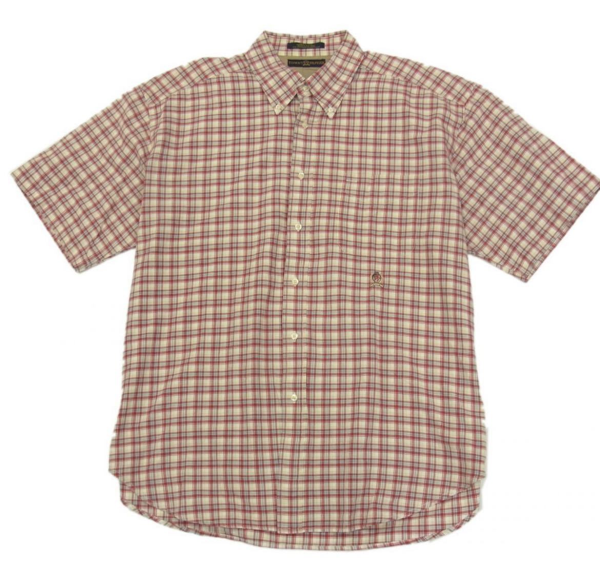 価格1.5万円程◇TOMMY HILFIGER シャツ 半袖 メンズ XXL相当拍卖