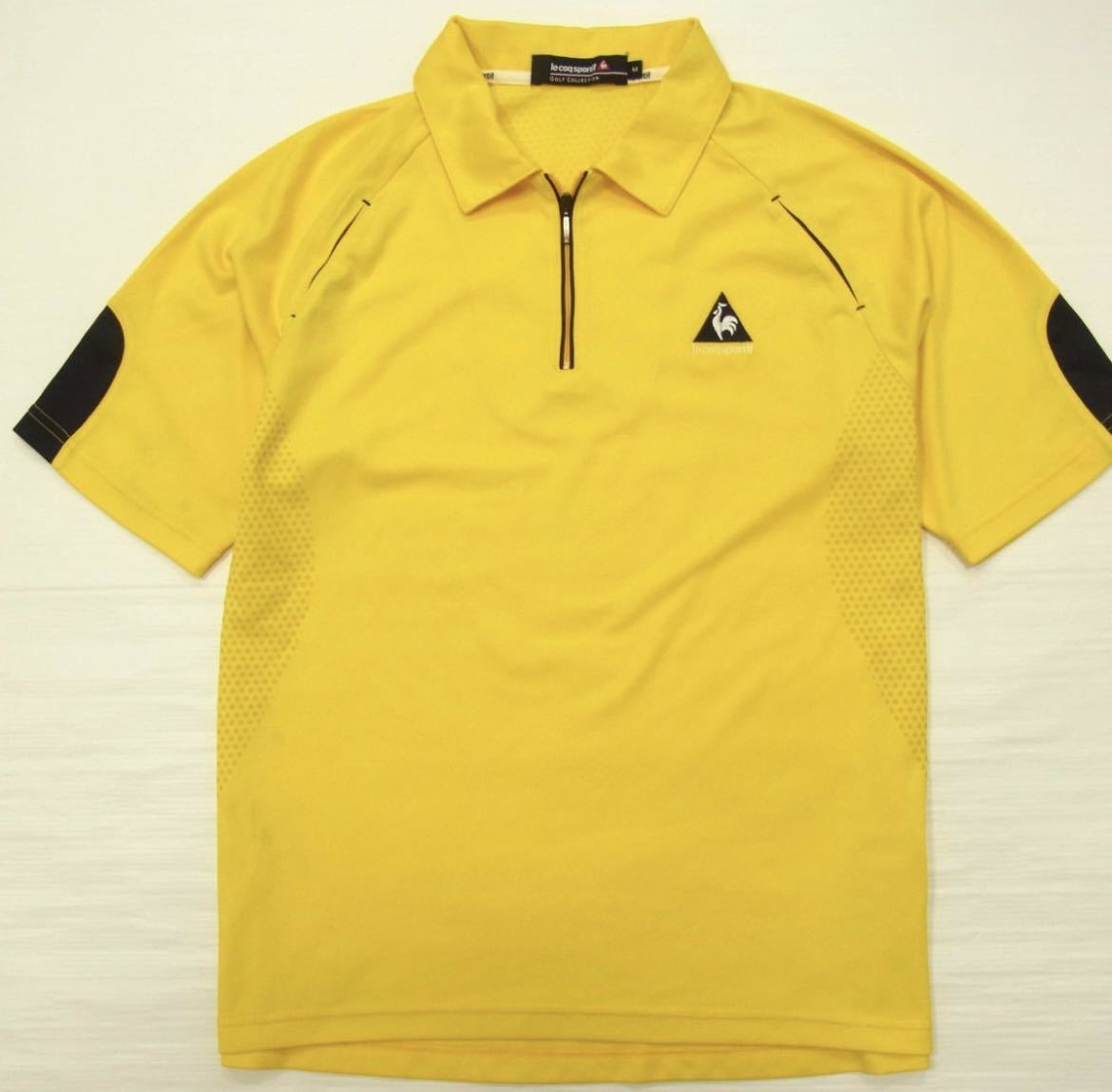 1.5万円☆le coq sportif ポロシャツ ハーフジップ メンズ M拍卖