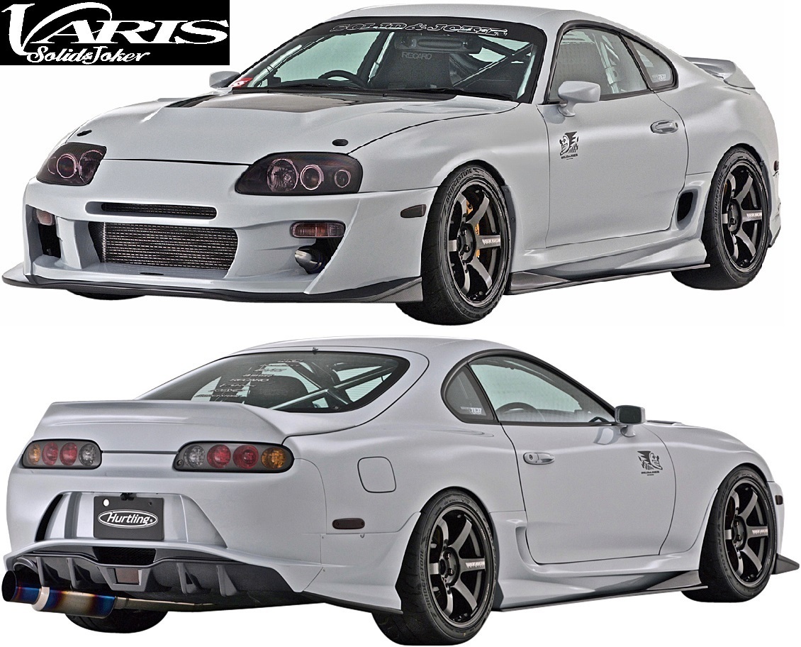 【M's】TOYOTA SUPRA スープラ (JZA80) VARIS Solid Joker エアロセット 3点 HAT-012F FRP バリス ソリッドジョーカー エアロ フルエアロ拍卖