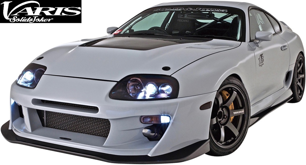 【M's】TOYOTA スープラ (JZA80) VARIS Solid Joker フロントバンパー 2PCS HAT-006F SUPRA FRP製 バリス エアロ HAT006F拍卖