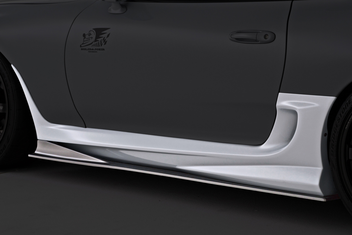 【M's】TOYOTA スープラ (JZA80) VARIS Solid Joker サイドスカート+アンダーボード 4PCS HAT-008F SUPRA FRP バリス ソリッドジョーカー拍卖