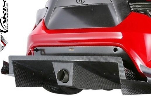 【M’s】 86 ZN6 BRZ ZC6 (2012y-2021y) VARIS KAMIKAZE 神風 ワイドボディ リアバンパー用 リアスカート カーボン CARBON バリス VATO-099拍卖