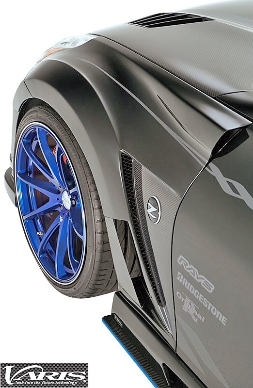 【M's】ニッサン Z34 フェアレディZ (2008y-) VARIS ARISING-II フロントフェンダー+サイドフィンパネル 6PCS FRP+CARBON バリス VANI099拍卖