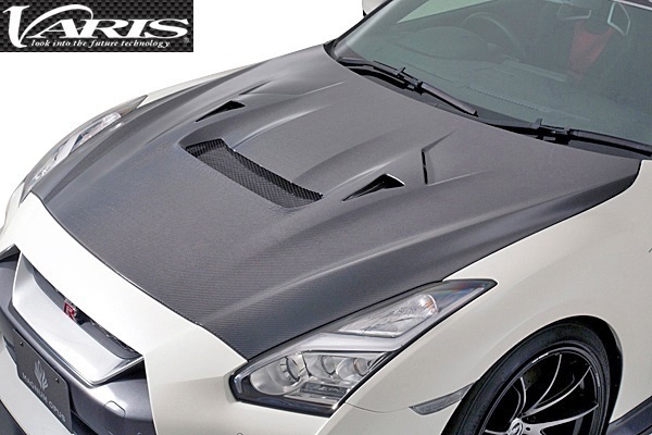 【M's】NISSAN R35 GT-R (2017-) VARIS 18Ver. クーリングボンネットフード 17モデル CARBON カーボン バリス エアロ GTR VBNI-121拍卖