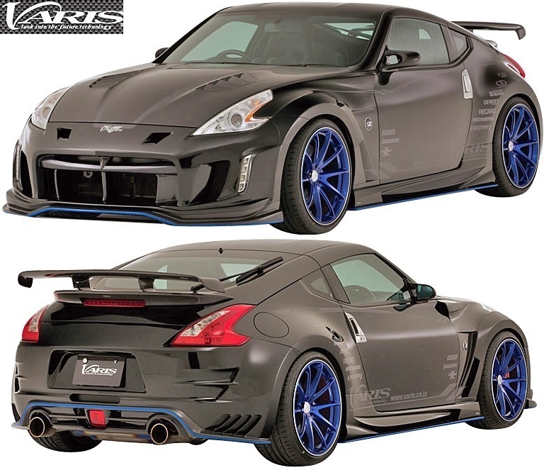 【M's】ニッサン Z34 フェアレディZ (2008y-) VARIS ARISING-II エアロキット 4点(F+FL+S+R) デイライト装着仕様 FRP バリス エアロ拍卖