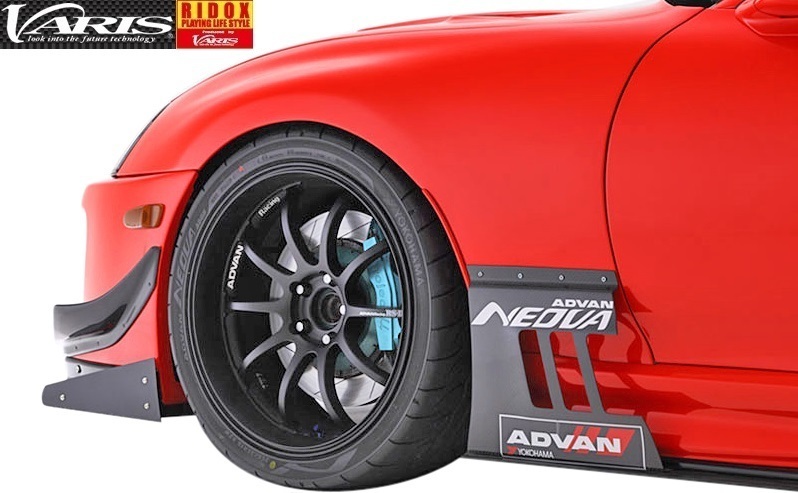 【M’s】TOYOTA SUPRA JZA80 (1993y-2002y) VARIS RIDOX フロント ワイドフェンダー(片側+30mmワイド) FRP バリス エアロ RDTO-006拍卖