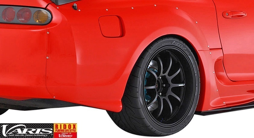 【M’s】TOYOTA スープラ JZA80 (1993y-2002y) VARIS RIDOX リアワイドフェンダー(片側+50mmワイド) FRP バリス エアロ RDTO-010拍卖