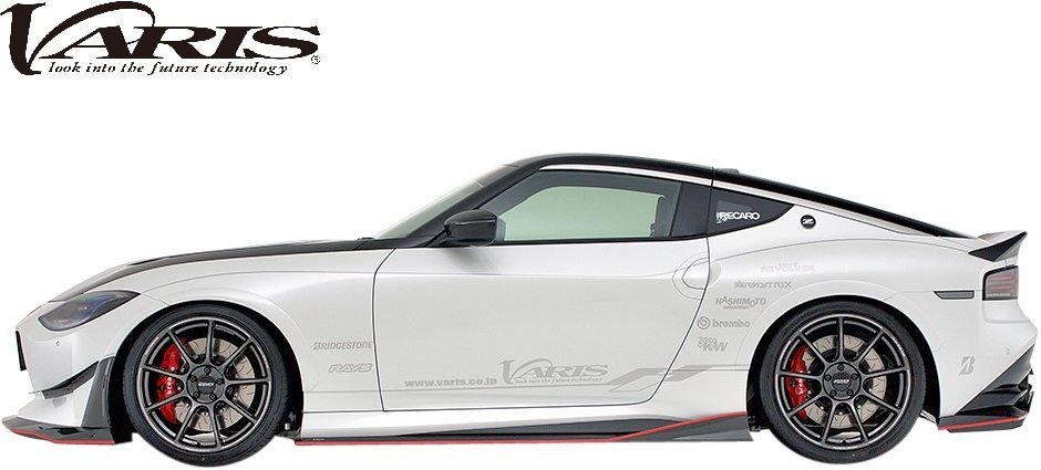 【M’s】 日産 RZ34 フェアレディZ 後期 (2022y-) VARIS サイドディフューザー 左右 カーボン バリス ヴァリス エアロ パーツ VANI-353拍卖