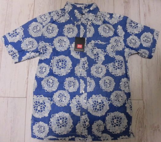 新品 ヘリーハンセン HH 半袖シャツ S/S PRINT SHIRT Men’s HELLY HANSEN Lサイズ 男性 ゴールドウィン拍卖
