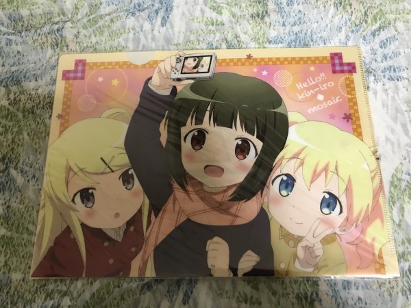 219クリアファイル ハロー!!きんいろモザイク  原悠衣 ムービック カレン 忍 アリス 拍卖