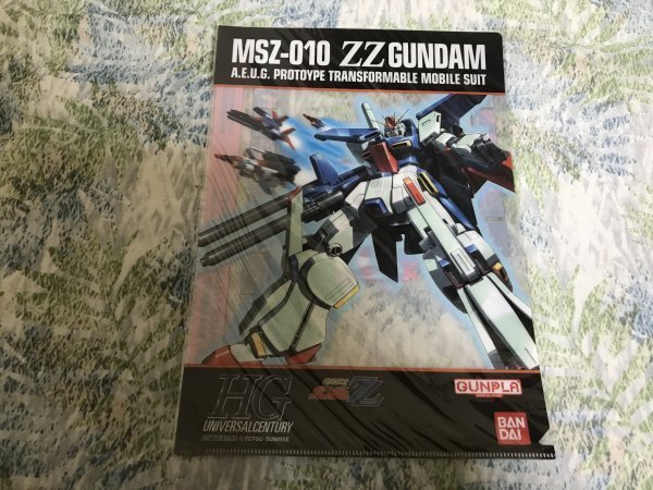 219クリアファイル 機動戦士ガンダムZZ 30周年記念 ガンプラキャンペーン特典 MSZ-010 ZZガンダム拍卖