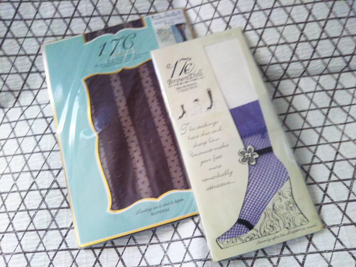 激安*パンスト*ブロンドール17℃*可愛い*17℃*ストッキング*2足*ゴスロリ*20デニール*高級*ブランド*花柄*ドット柄*ストライプ柄*M*L*紫拍卖