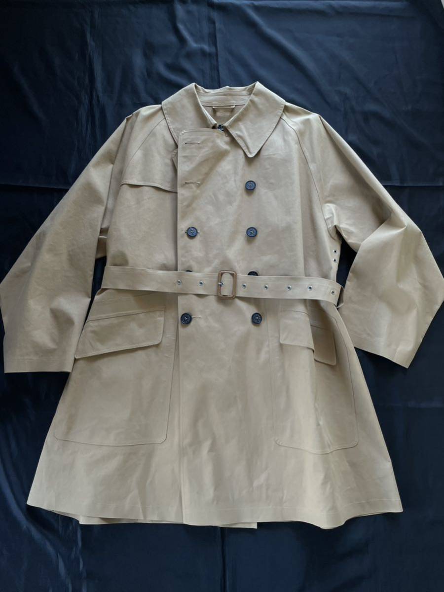 【新品】Mackintosh マッキントッシュ トレンチコート ゴム引き スコットランド製拍卖