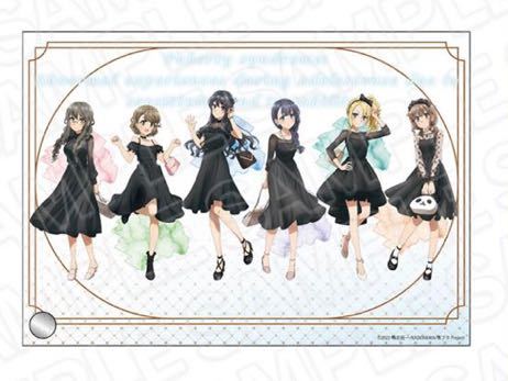 ミニアクリルアート 青春ブタ野郎はバニーガール先輩の夢を見ない 5周年 新宿 マルイ 桜島麻衣 牧之原翔子 古賀 のどか 花楓 シックドレス拍卖