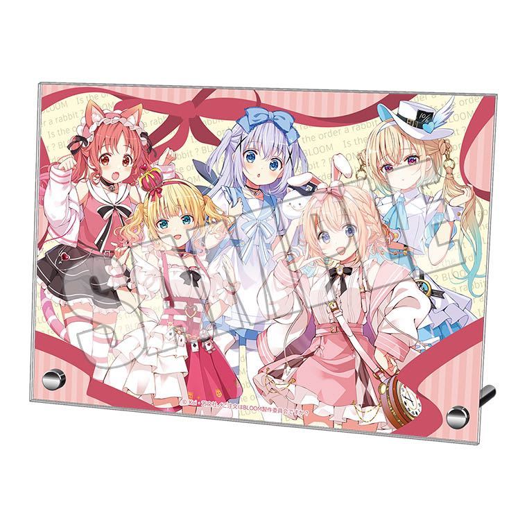 アクリルプレート【ご注文はうさぎですか?】アトレ 不思議の国のアリス メグ チノ ナツメ シャロ ココア拍卖