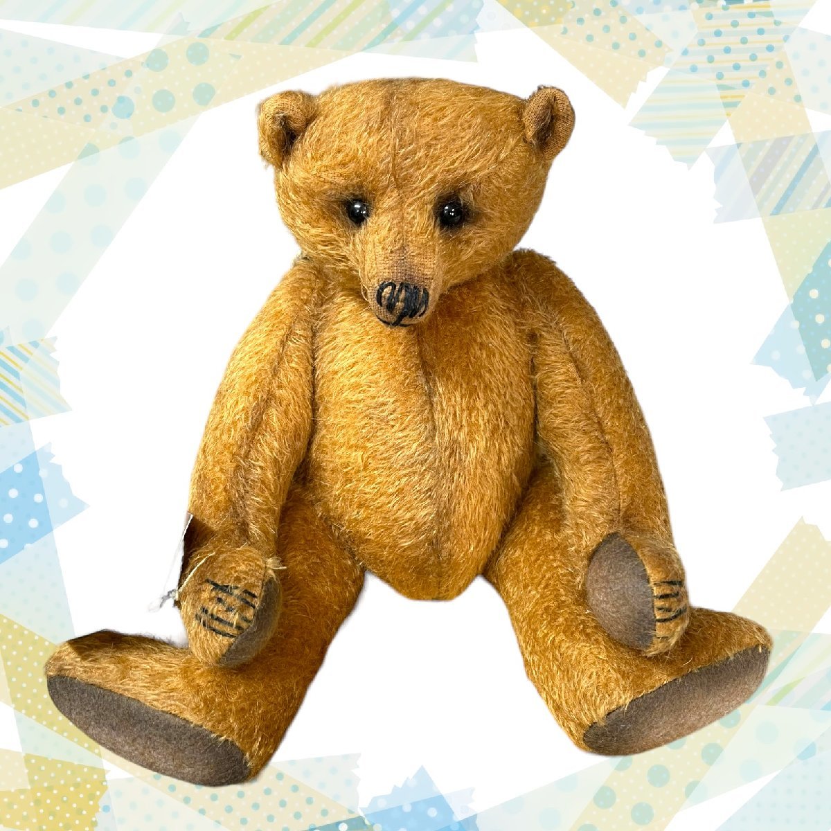 【保管品】 テディベア 海外作家(Bosco)Teddybears of Witney 限定 Jerome Maillot France 43cm ヴィンテージ ぬいぐるみ A51308RZZ拍卖