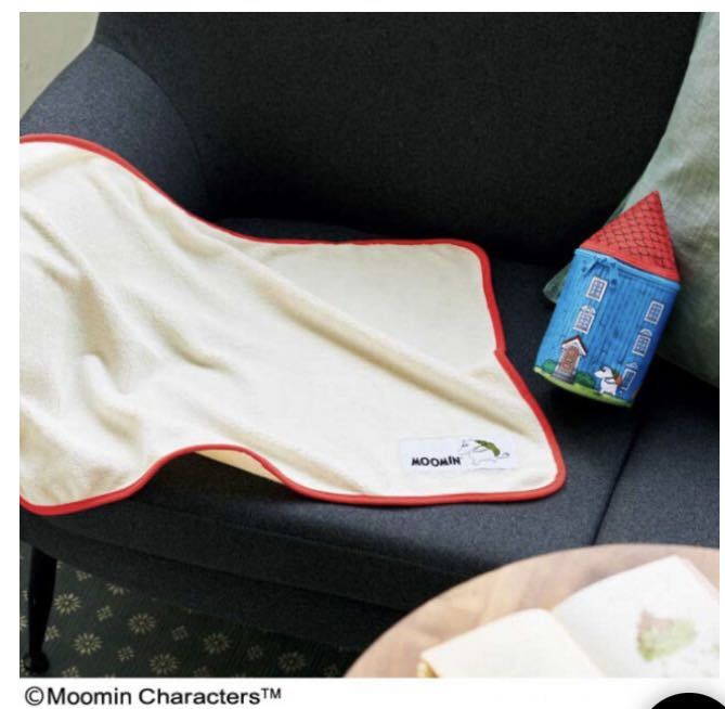 未使用 リンネル 2021年 12月号 特別号 付録 MOOMIN ムーミンハウスポーチ&ミニブランケットセット拍卖