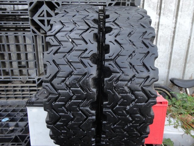 ●L121 冬 フォークリフト DUNLOP POWER SNOW 6.50-10 10PR 2本 2017年製拍卖
