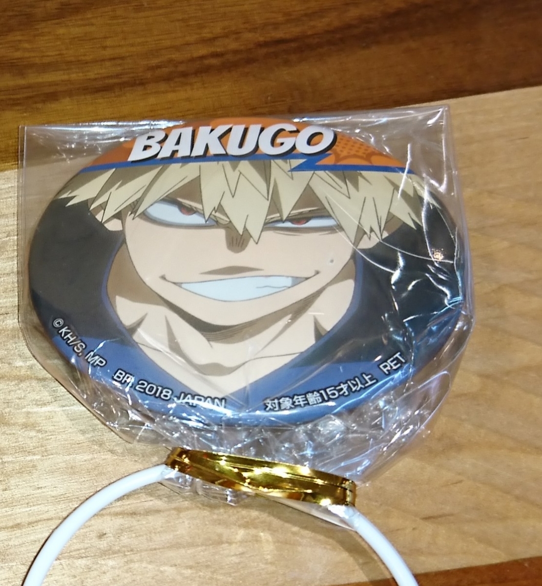 僕のヒーローアカデミア 缶バッジ MY HERO 爆豪勝己 ヒロアカ かっちゃん拍卖