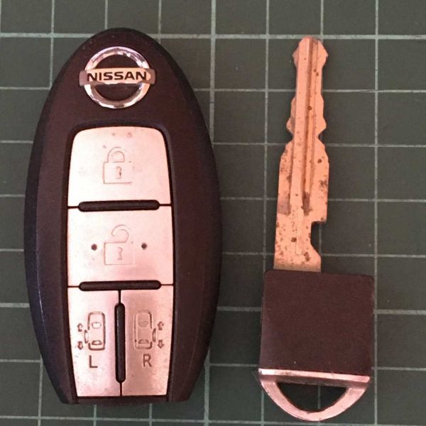 NI5949 日産 BPA0M-11 純正 スマートキー キーレス 4ボタン エルグランド セレナ等 両側スライド E51 NE51 C25 CC25等拍卖