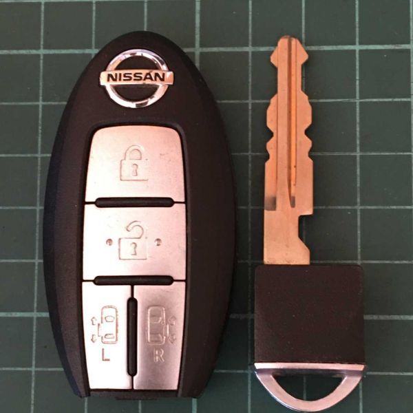 NI5922 日産 BPA0M-11 純正 スマートキー キーレス 4ボタン エルグランド セレナ等 両側スライド E51 NE51 C25 CC25等拍卖