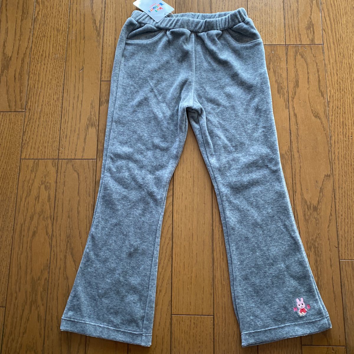 SALE即決 新品 ミキハウス ズボン 110 グレー ユニクロ拍卖