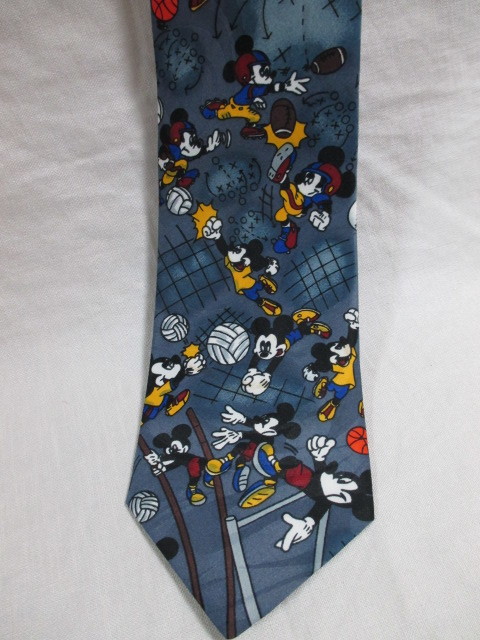 即決★ディズニー ミッキーマウス スポーツ☆ネクタイ拍卖