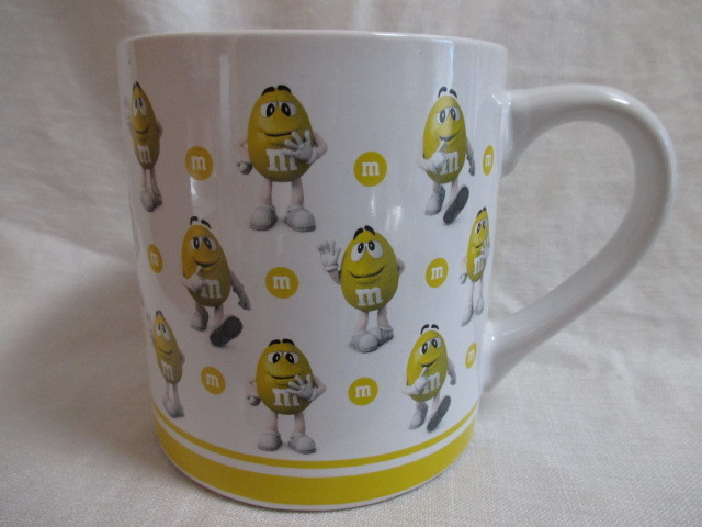 即決★USA M&M's イエロー マグカップ☆陶器製/2018年拍卖