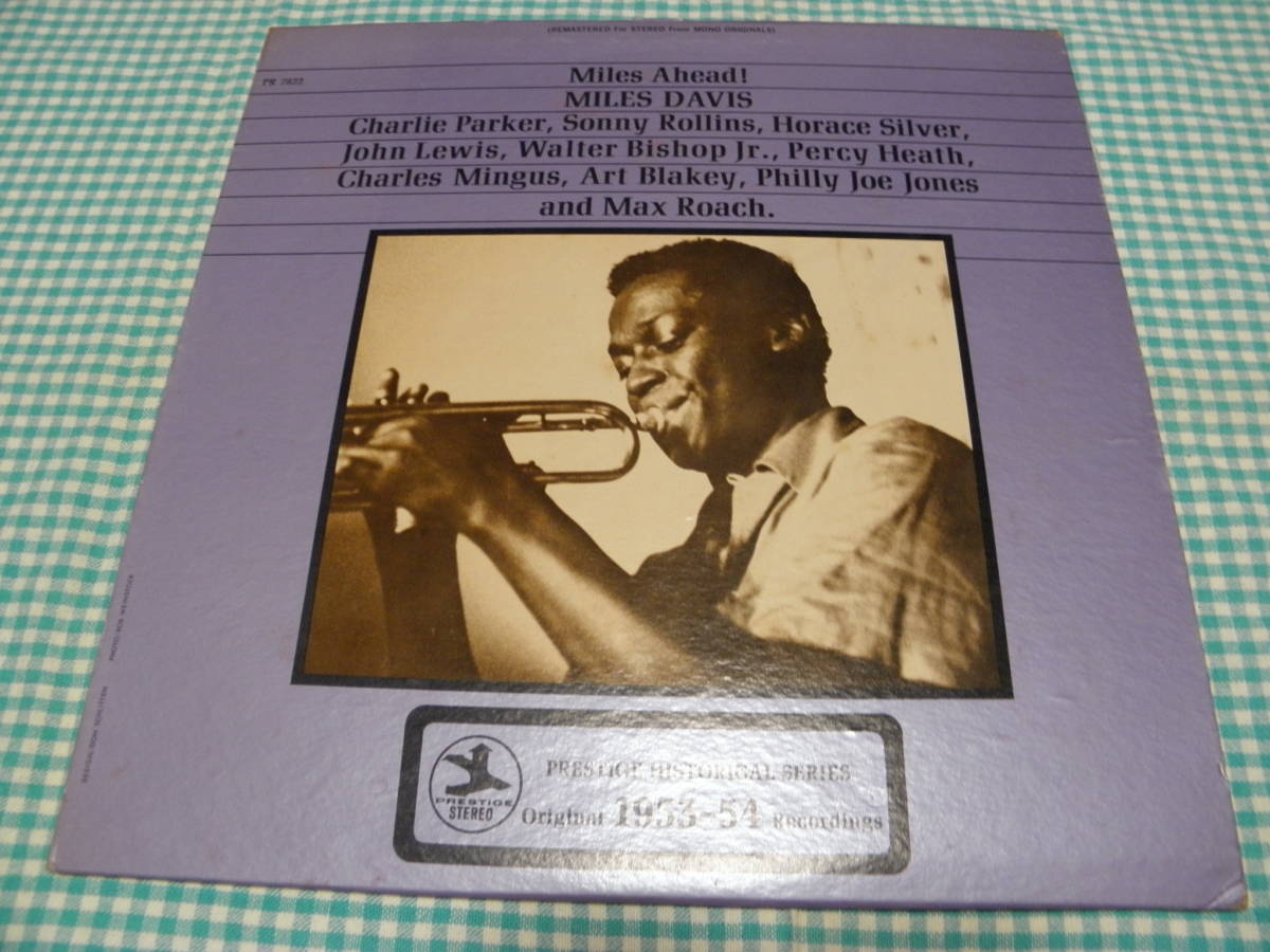 米LP☆マイルス・デイヴィス/マイルス・ア・ヘッド!☆美盤・良音☆PRESTIGE-7822拍卖