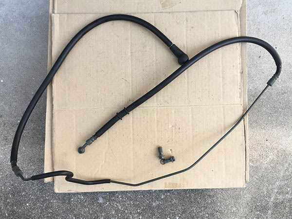 ヤマハ マジェスティ250 純正 リア ブレーキホース マジェスティー 250 SG03J 左拍卖