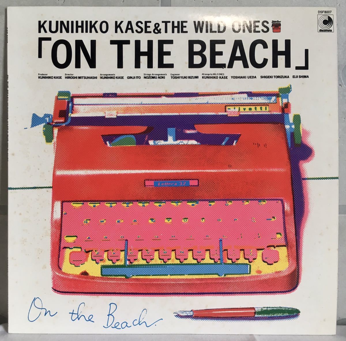 美盤 LP / Kunihiko Kase(加瀬邦彦) & The Wild Ones - On The Beach / 和モノ GS / 伊藤銀次 OHNO GROUP /拍卖
