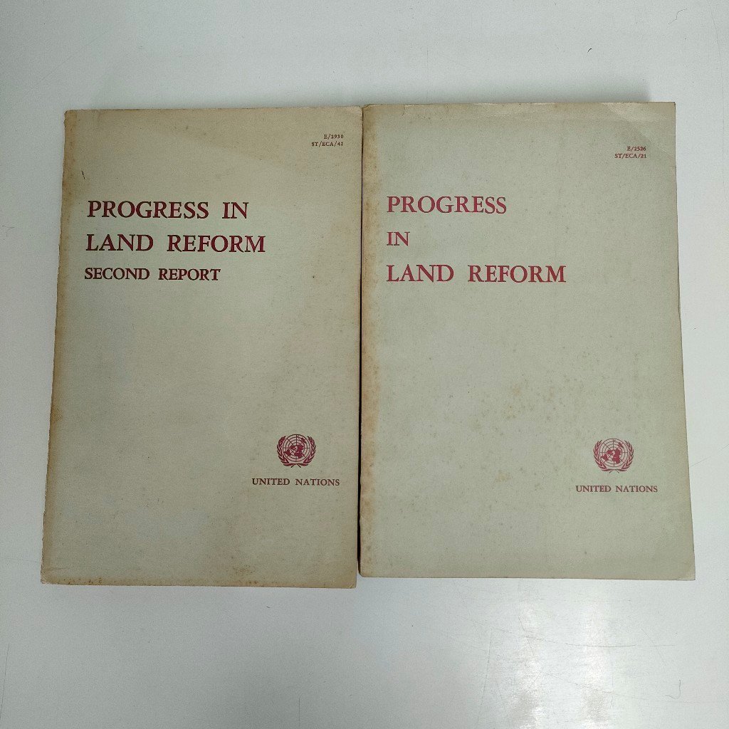 【PROGRESS IN LAND REFORM SECOND REPORT 1956年】【PROGRESS IN LAND REFORM 1954年】UNITED NATIONS 古本 古書 eBay 現状品拍卖
