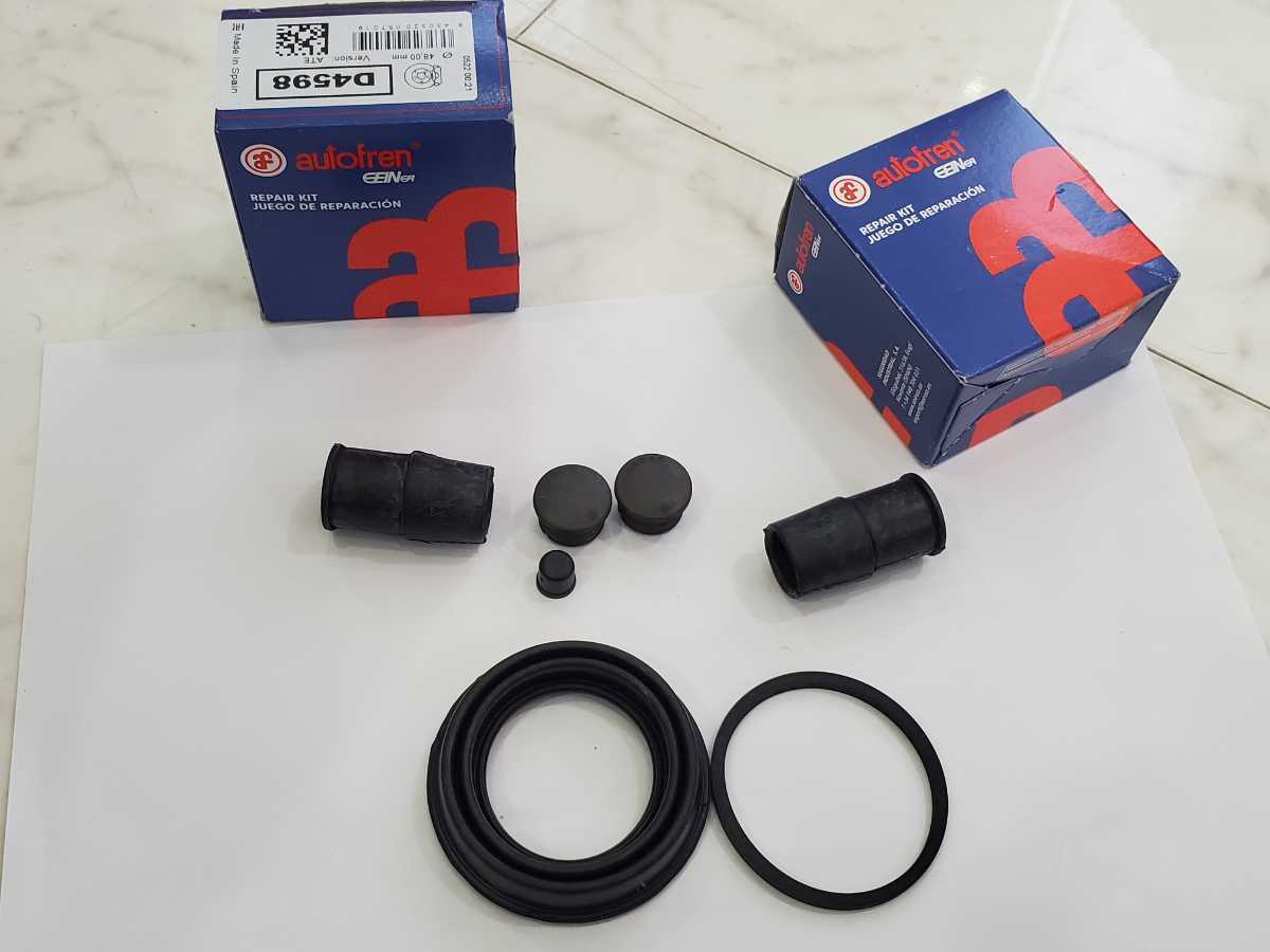 ルノー他各車用 ATE 48mm☆ブレーキキャリパー ピストンシールキット×2セット☆新品未使用☆ブレーキオーバーホール 車検などに拍卖