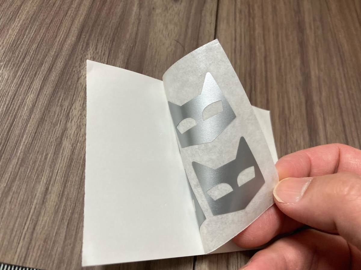 ★送料無料★SEV Marchal セブ マーシャル キャット ネコ 猫 ステッカー デカール 25mm x 25mm 6枚セット シルバー拍卖