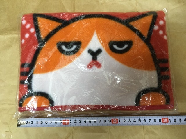非売品 Yモバイル ふてニャン ブランケット 新 ふてにゃん フテニャン 膝掛け ひざ掛け Cat Fute Nyan Y!mobile lap robe travelling rug拍卖